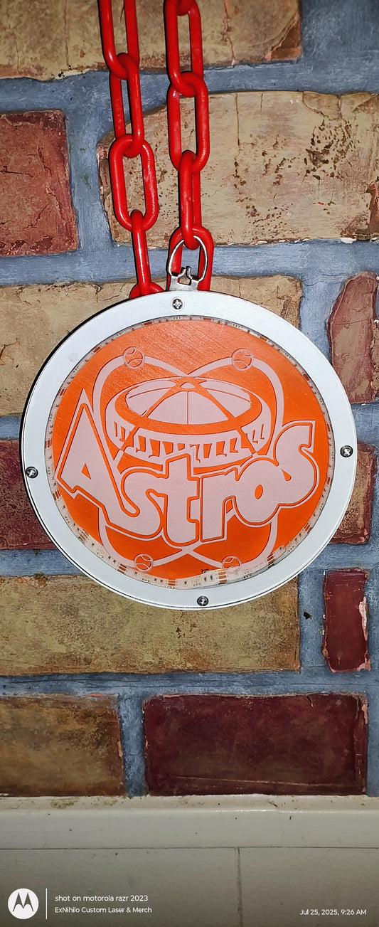 Astros custom LED light chain
