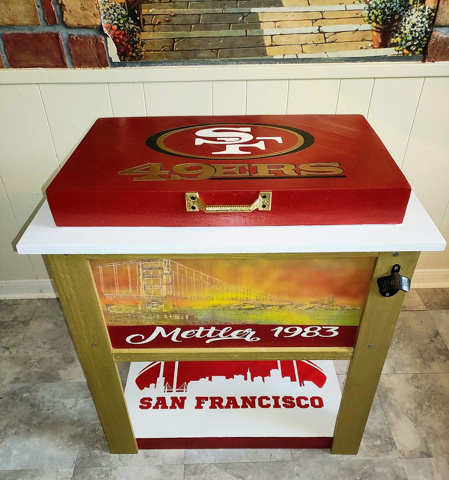 49ers Custom cooler