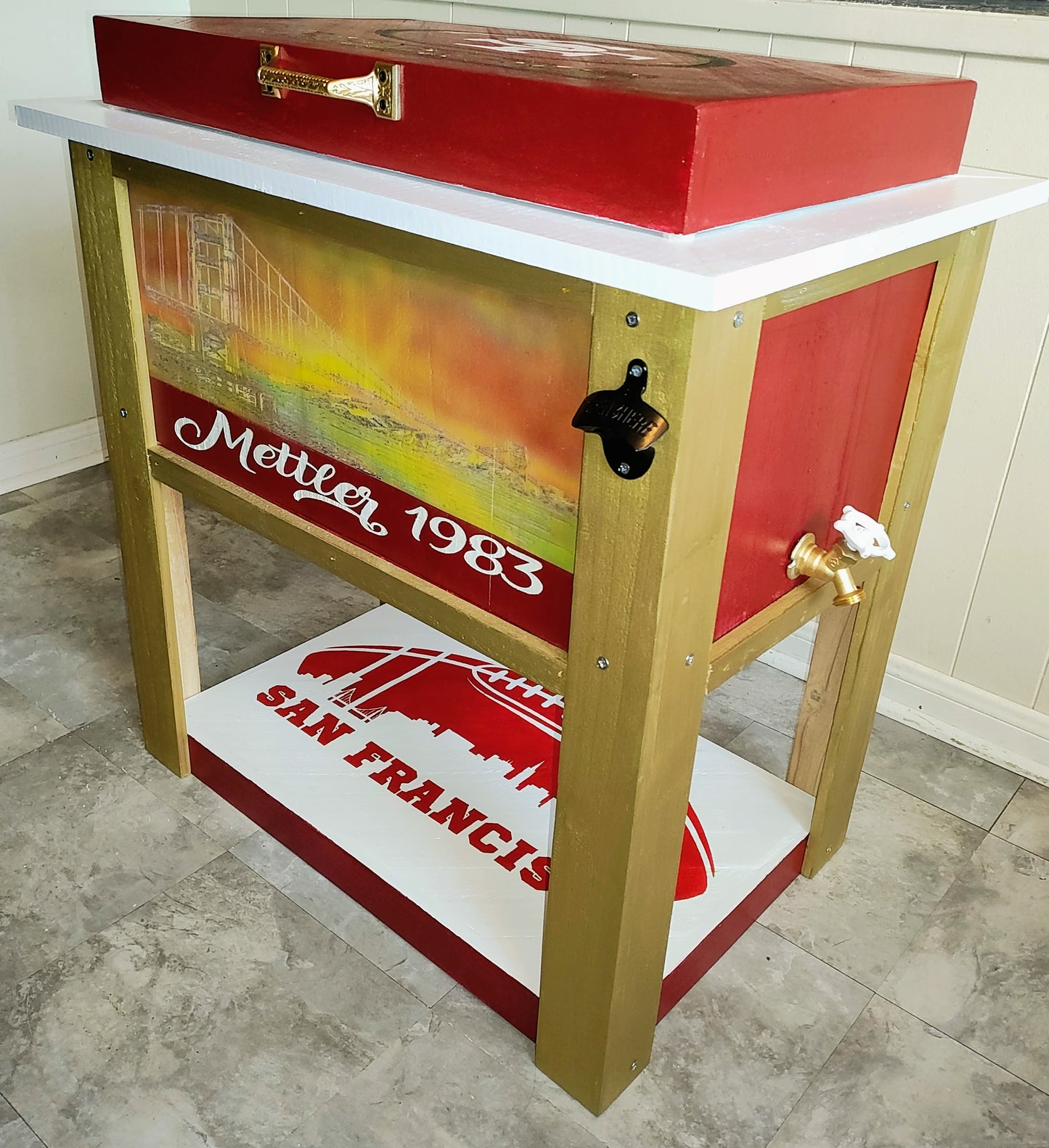 49ers Custom cooler